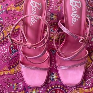 Barbie Pink High Heel Strappy Sandals